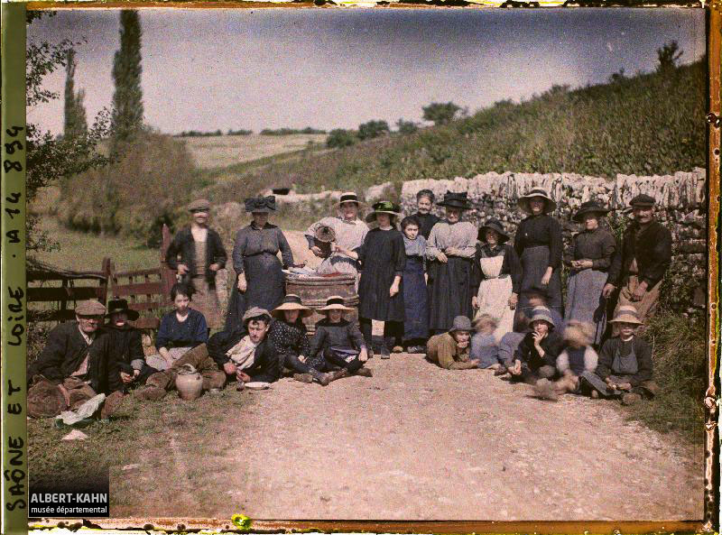 Photographie couleur de la Saône-et-Loire