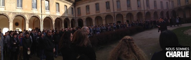 jesuischarlie-rassemblement-abbaye-cluny