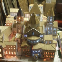 Une maquette de l’abbaye au ministère de la culture Une maquette de l’abbaye au ministère de la culture