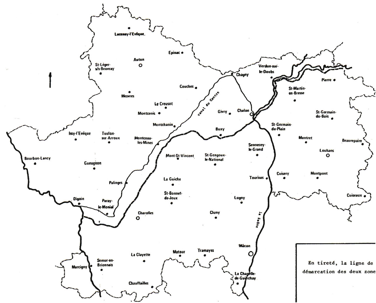 archives71-carte-saone-et-loire-ligne-demarcation